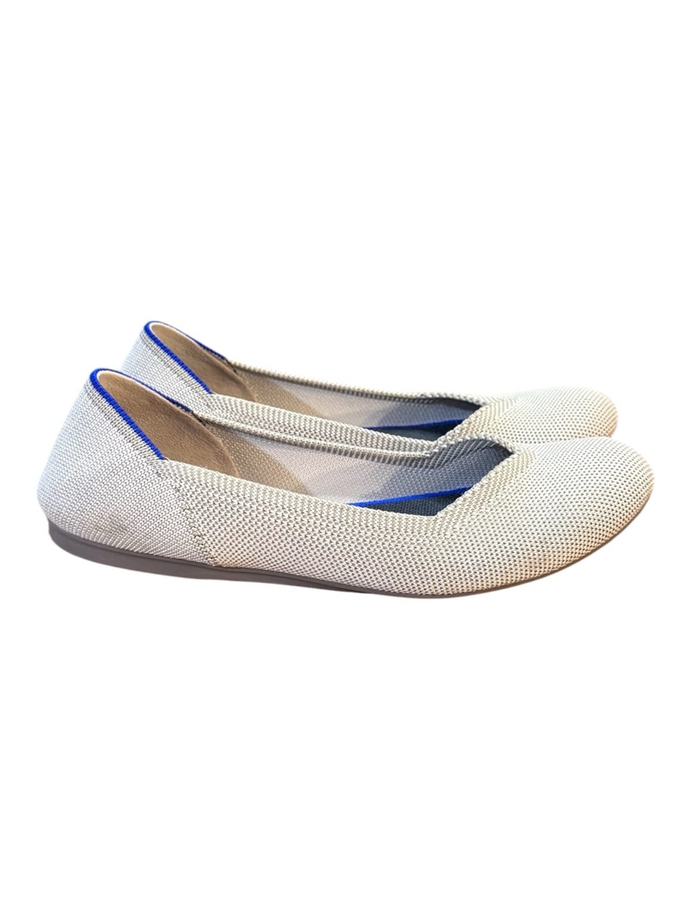 Rothy’s The Flat Flax Birdseye Round Toe Ballet Flats Women’s Size 7